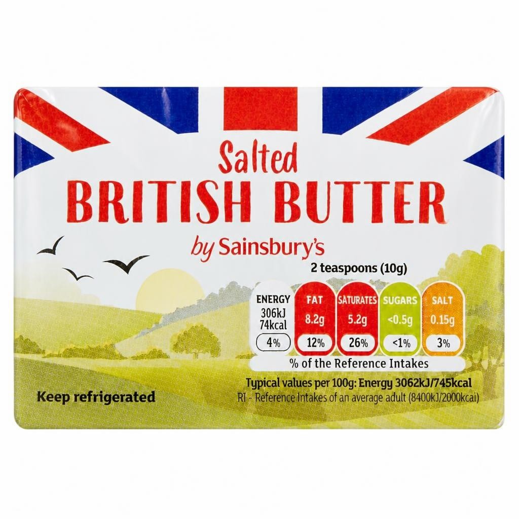 Sainsbury's British Butter, Salted 250g