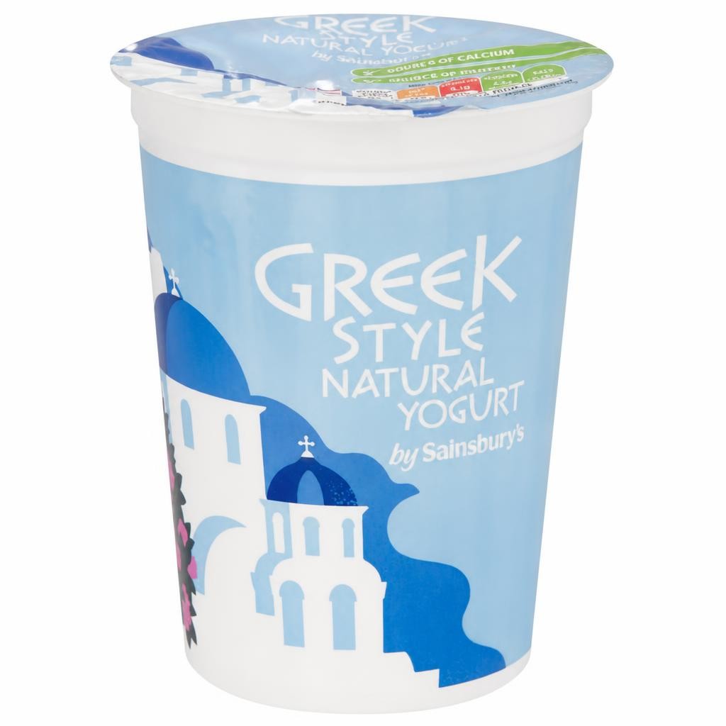 Sainsbury's Greek Style Natural Yogurt 500g