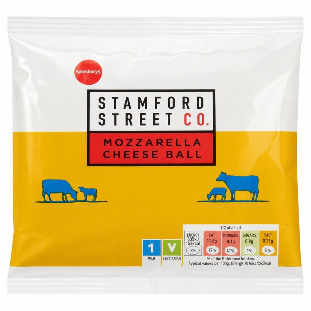 Stamford Street Co. Mozzarella Cheese Ball 125g