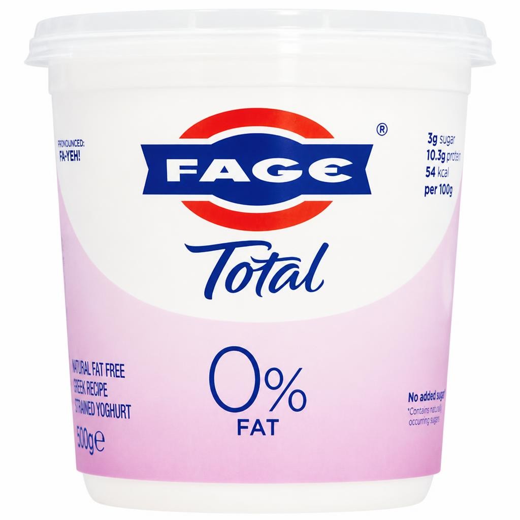 FAGE Total 0% Fat Natural Fat Free Greek Recipe Strained Yoghurt 950g