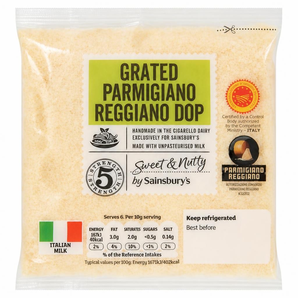Sainsbury's Fresh Grated Parmigiano Cheese 60g