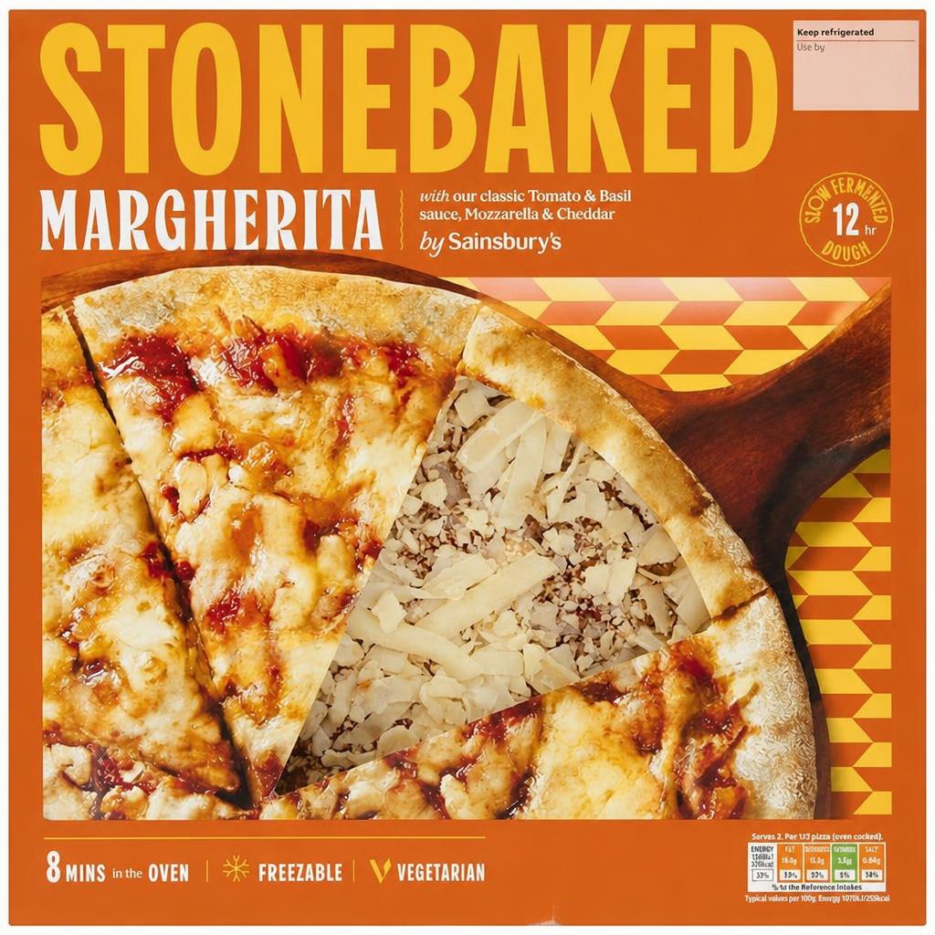 Sainsbury's Stonebaked Margherita Pizza 265g