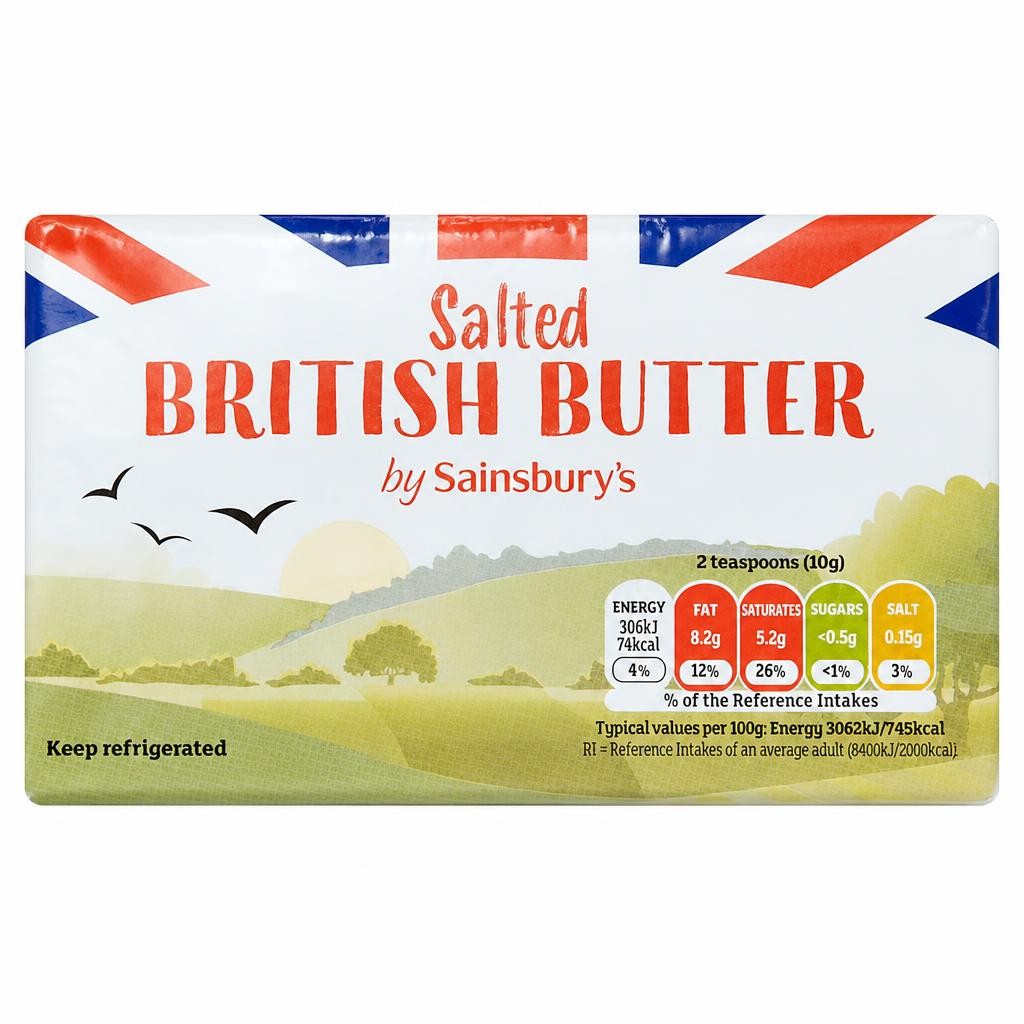 Sainsbury's British Butter, Salted 500g