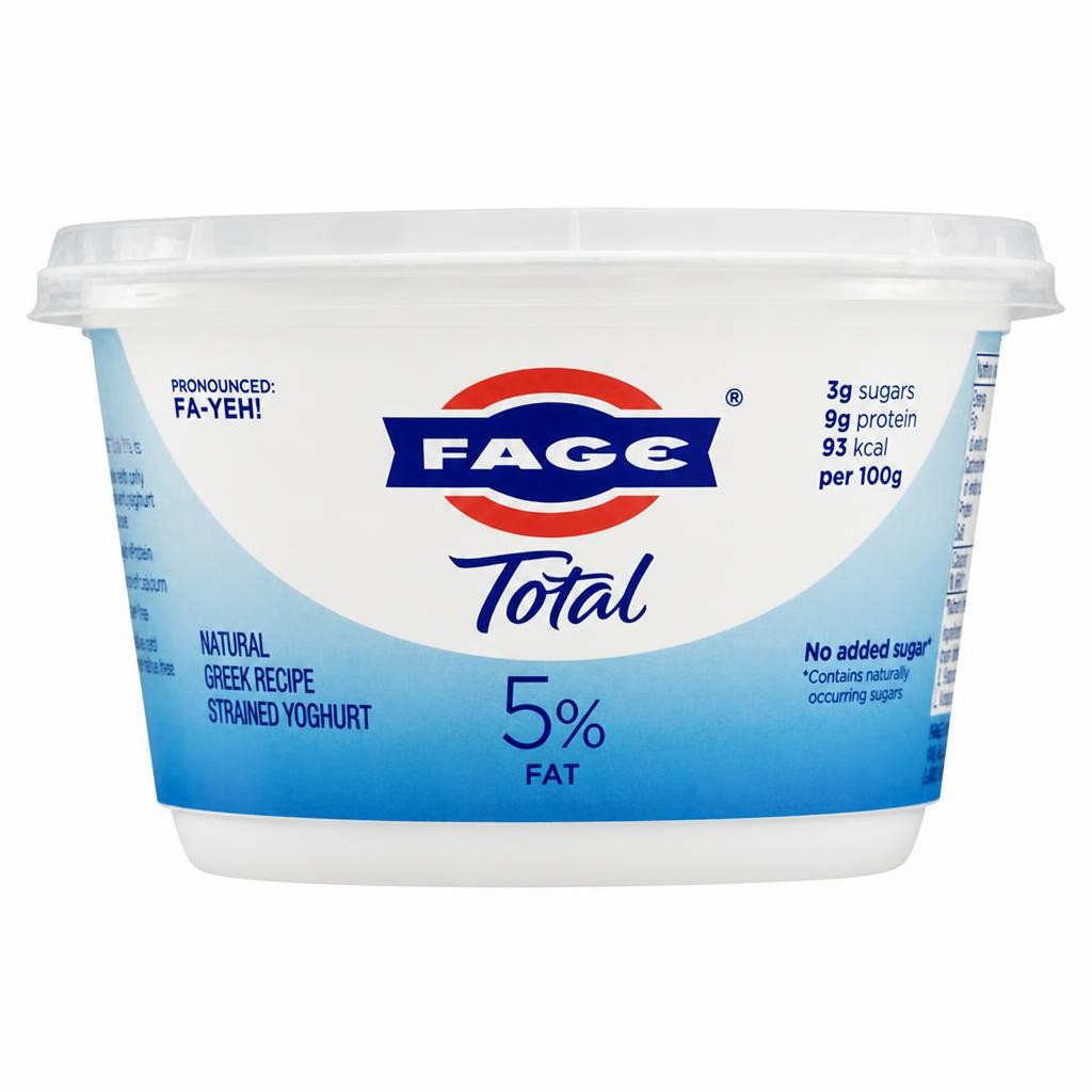 FAGE Total 5% Fat Natural Greek Recipe Strained Yoghurt 450g