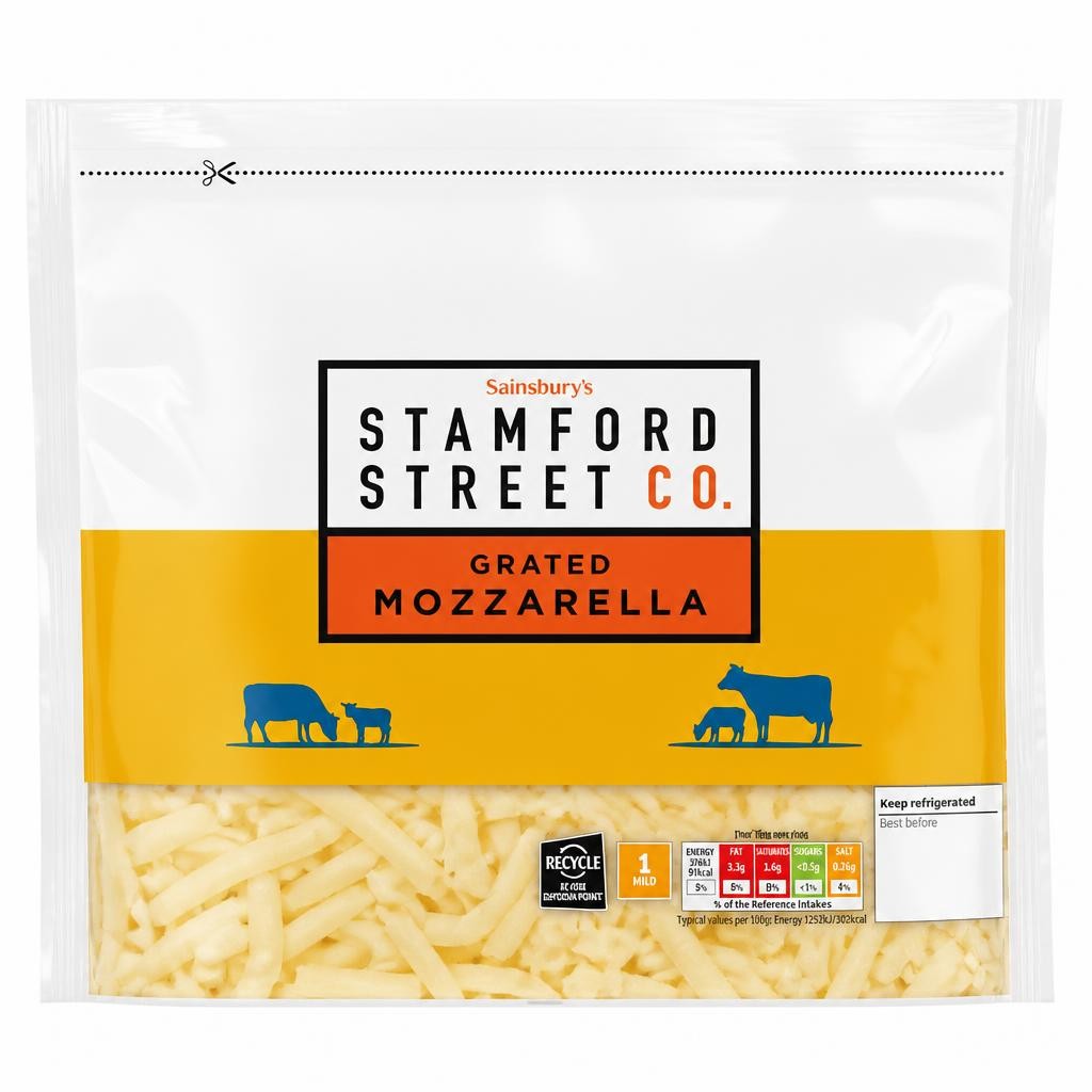 Stamford Street Co. Grated Mozzarella 500g