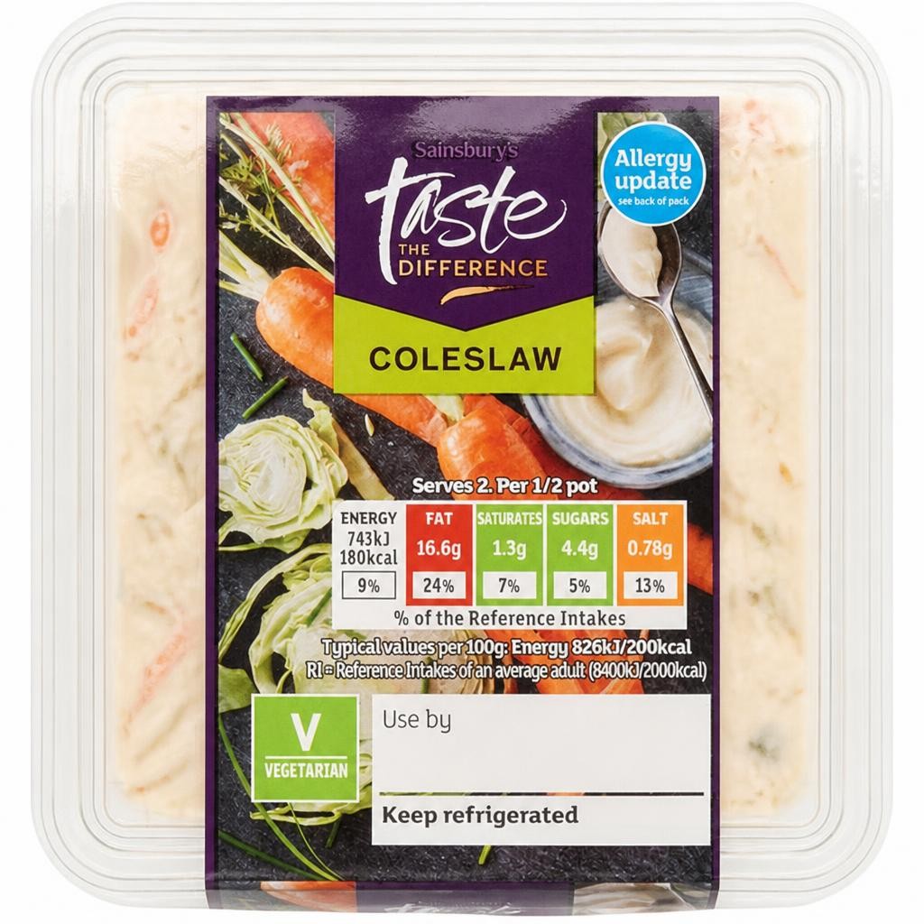 Sainsbury's Coleslaw, Taste the Difference 180g
