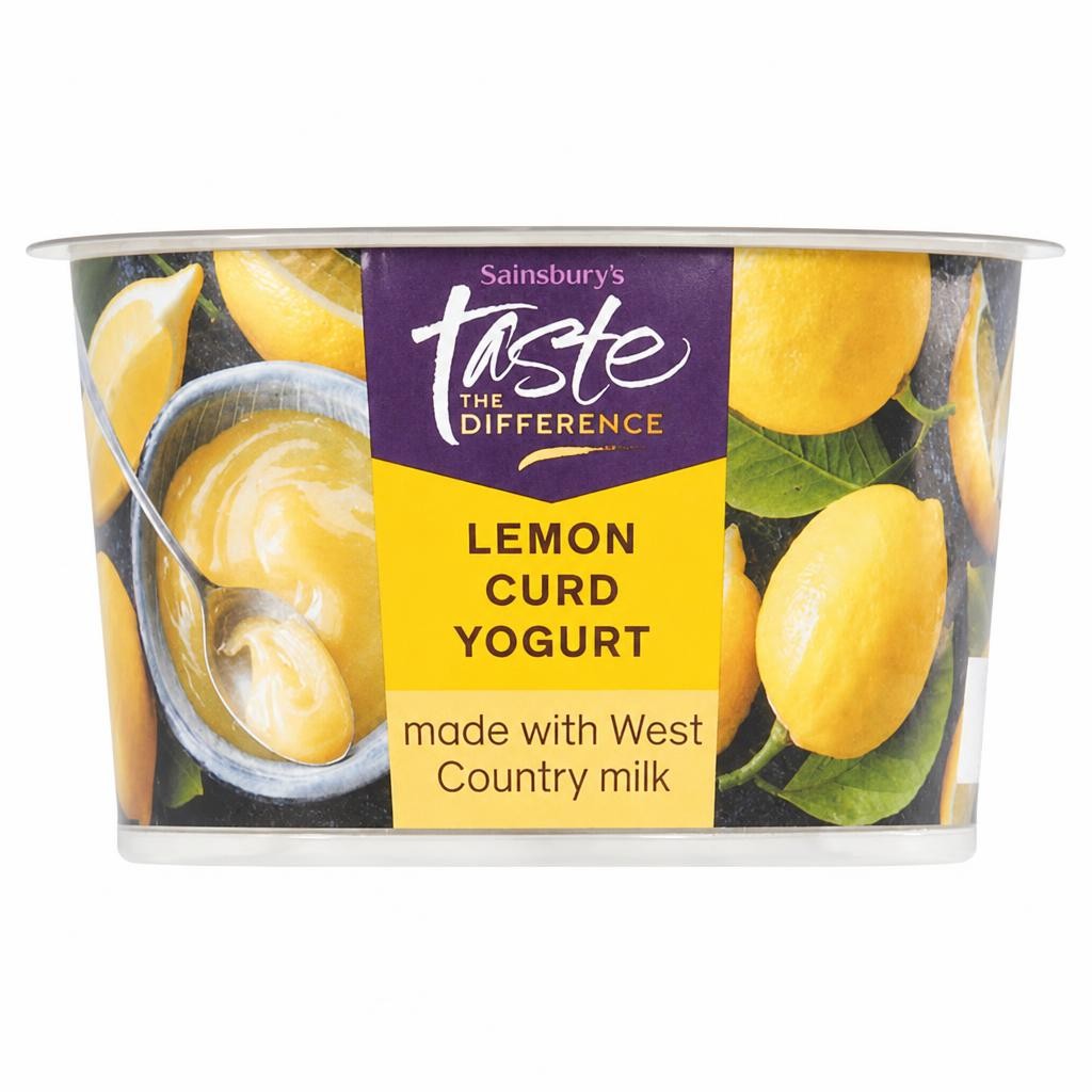 Sainsbury's West Country Lemon Curd Yogurt, Taste the Difference 150g