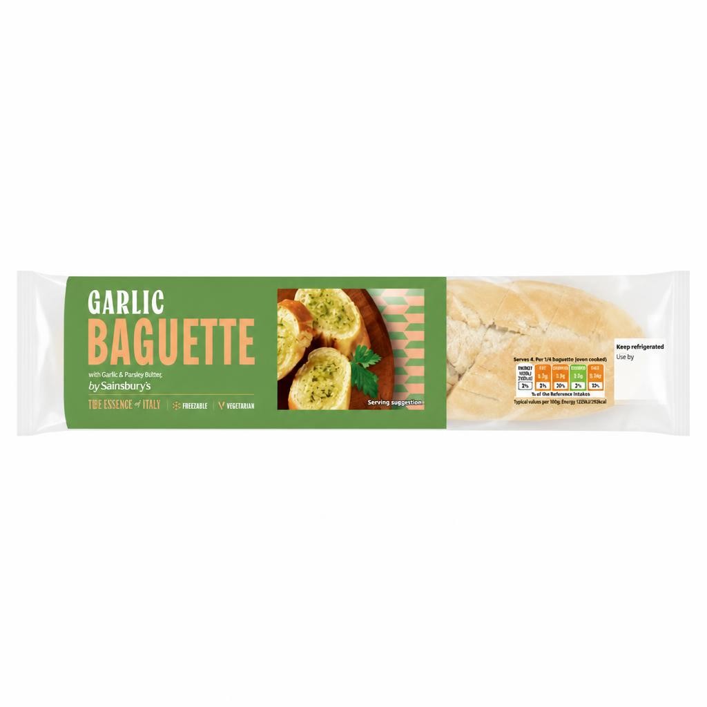 Sainsbury's Garlic Baguette 195g