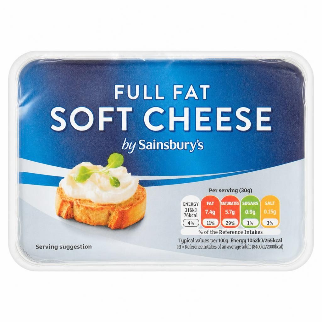 Sainsbury's White Soft Cheese 300g