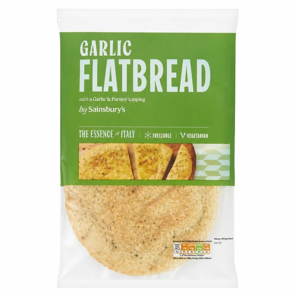 Sainsbury's Garlic Flatbread 210g