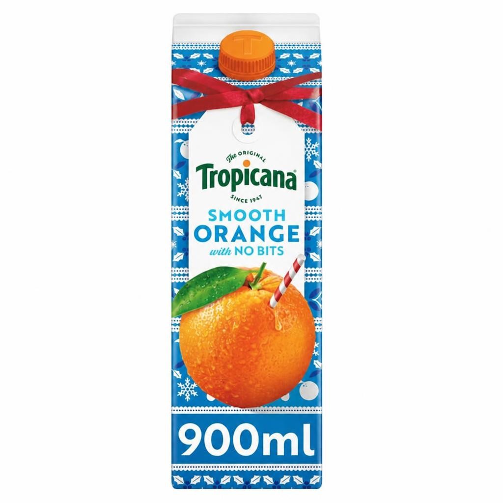Tropicana Smooth Orange Fruit Juice 900ml