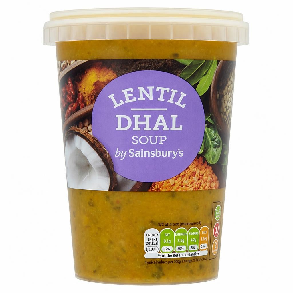 Sainsbury's Lentil Dhal Soup 600g