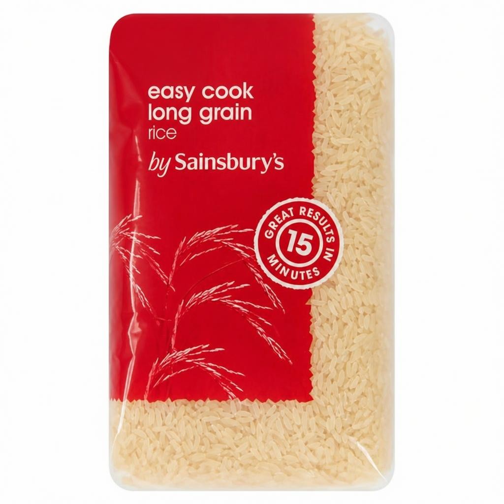Sainsbury's Easy Cook Long Grain White Rice 1kg