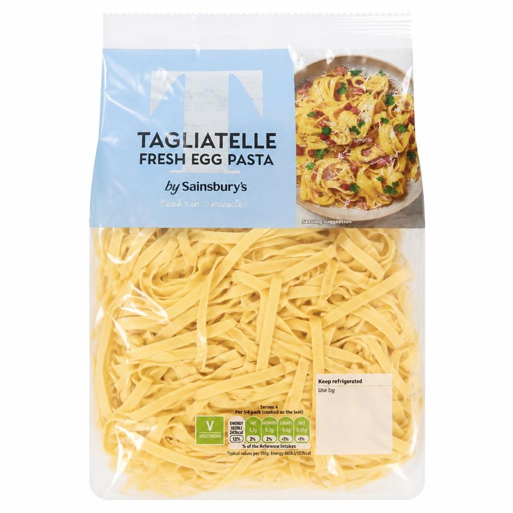 Sainsbury's Fresh Egg Tagliatelle 500g