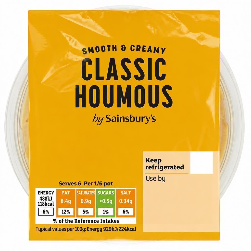 Sainsbury's Creamy Classic Houmous 315g