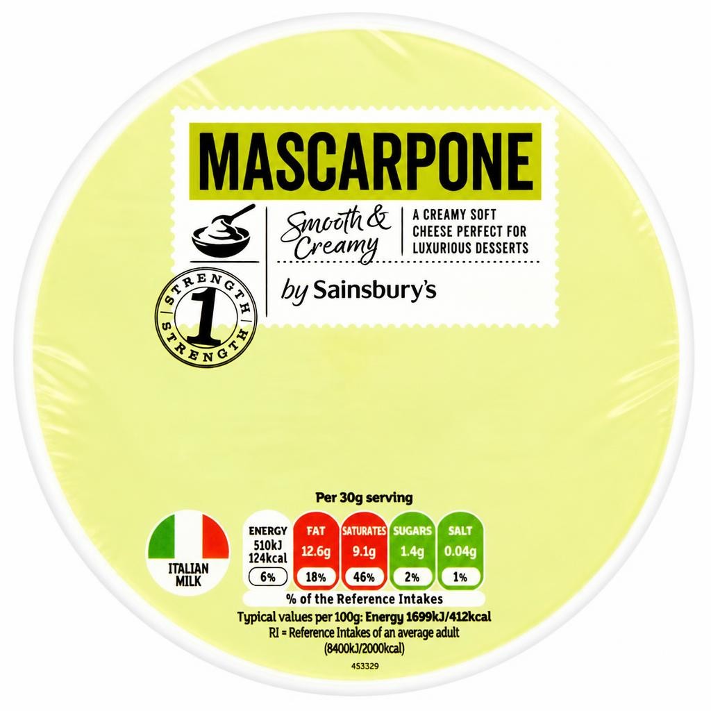 Sainsbury's Mascarpone Cheese 250g