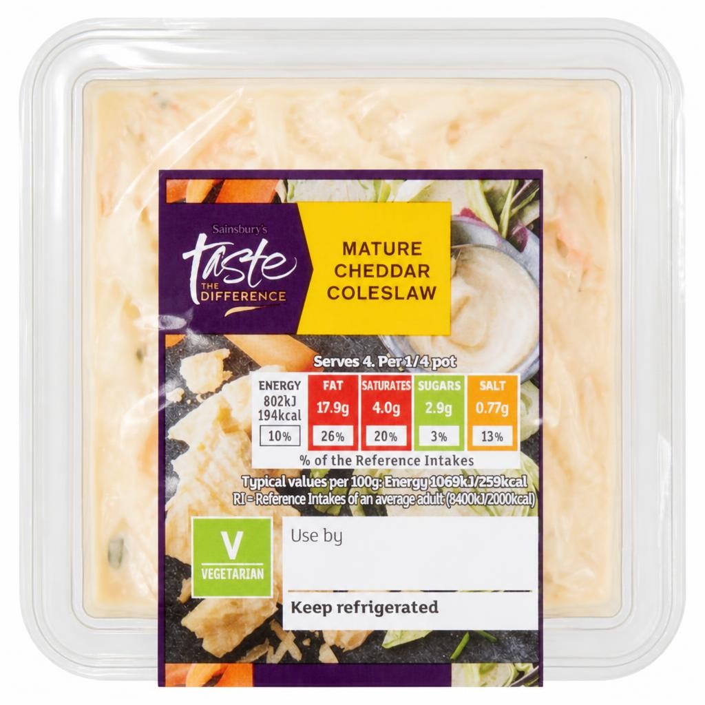 Sainsbury's Mature Cheddar Coleslaw, Taste the Difference 300g