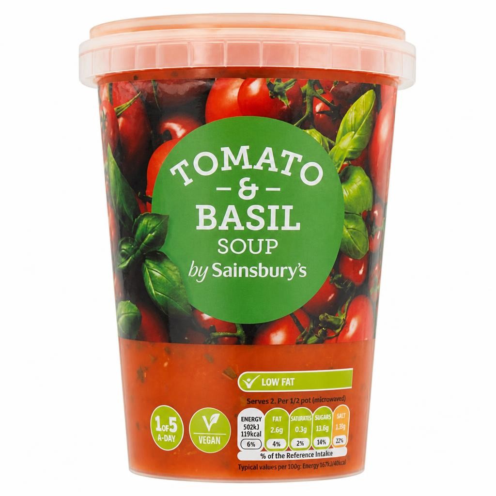 Sainsbury's Tomato & Basil Soup 600g