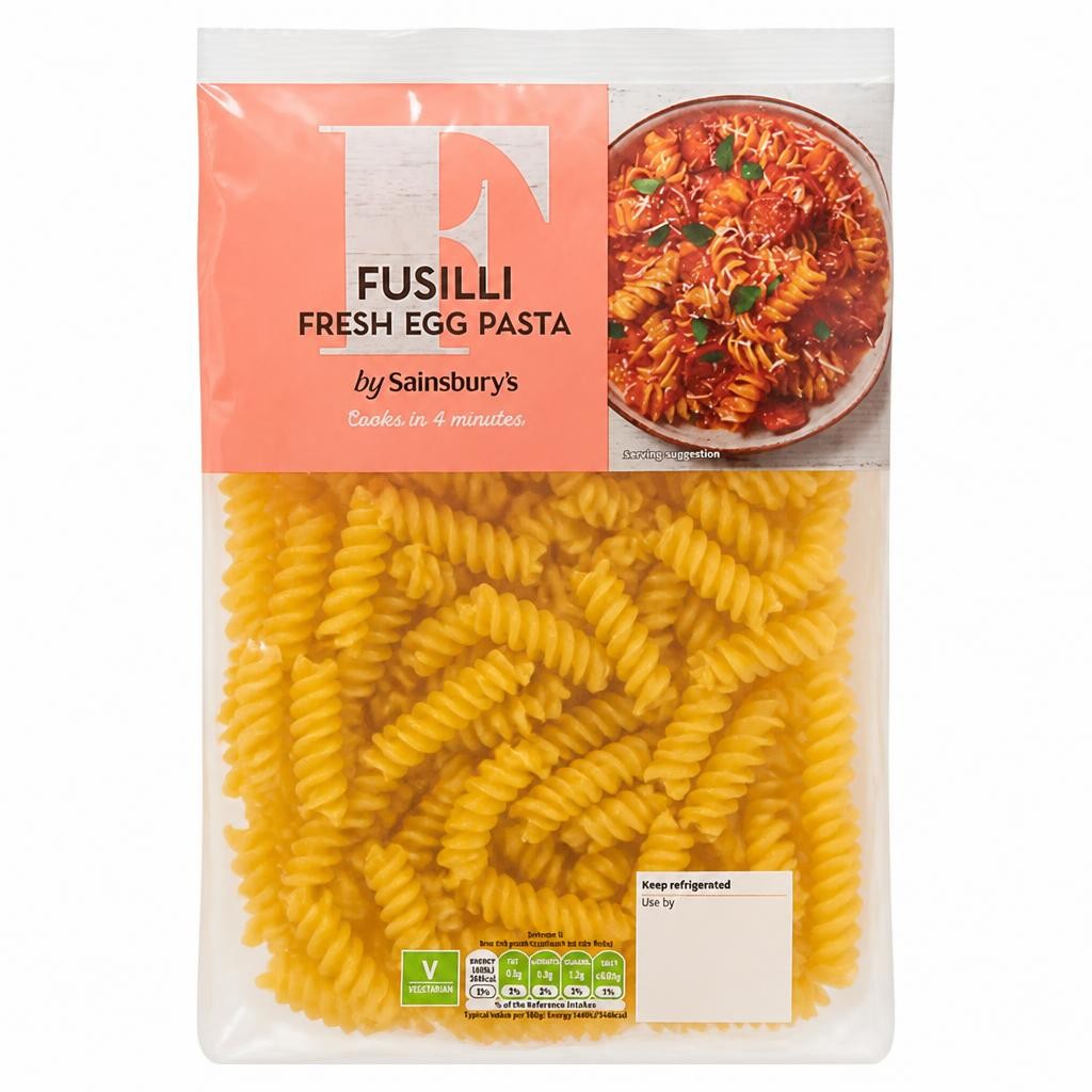 Sainsbury's Fresh Egg Fusilli 500g