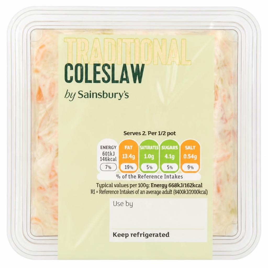 Sainsbury's Crunchy Traditional Coleslaw 180g