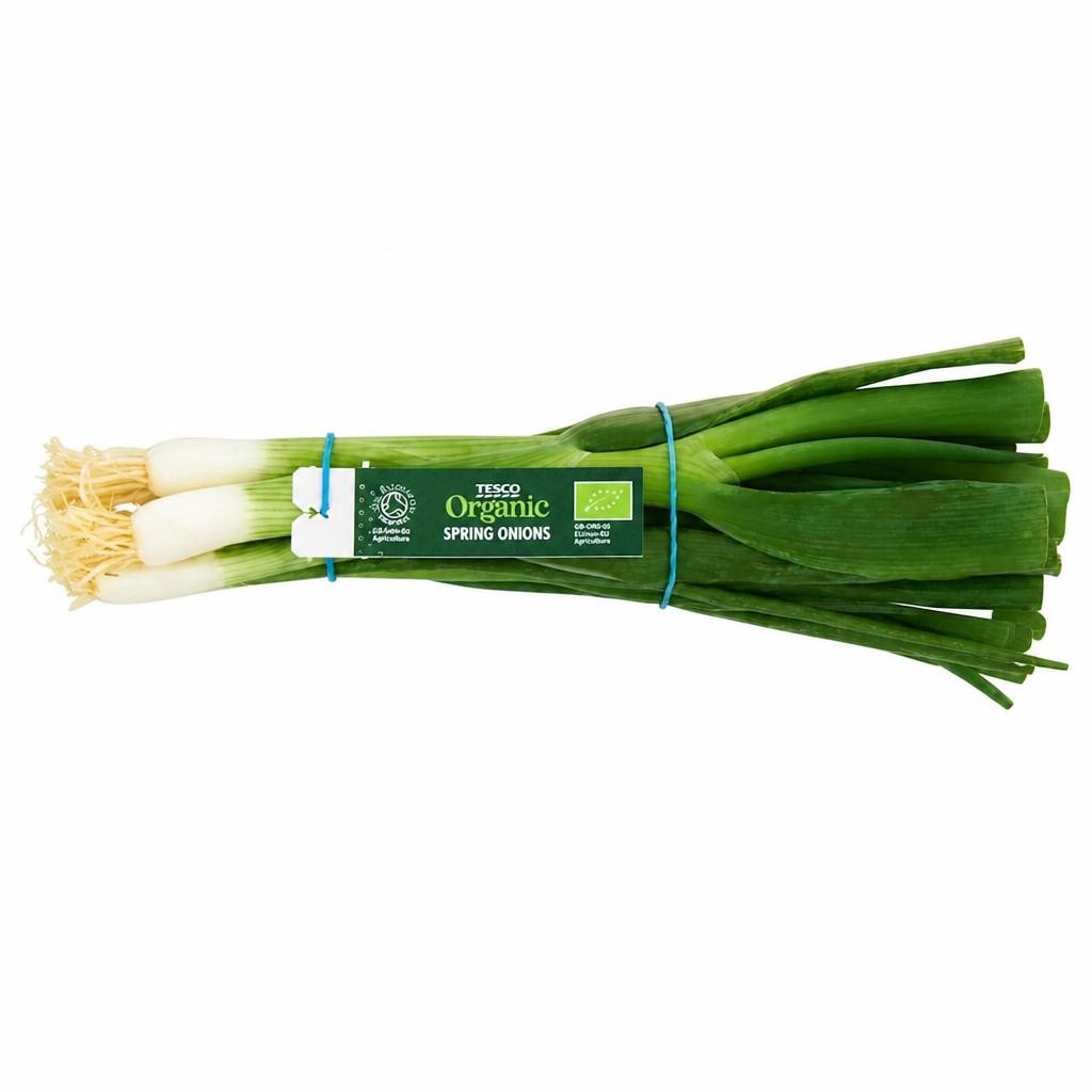 Tesco Organic Spring Onions 100G