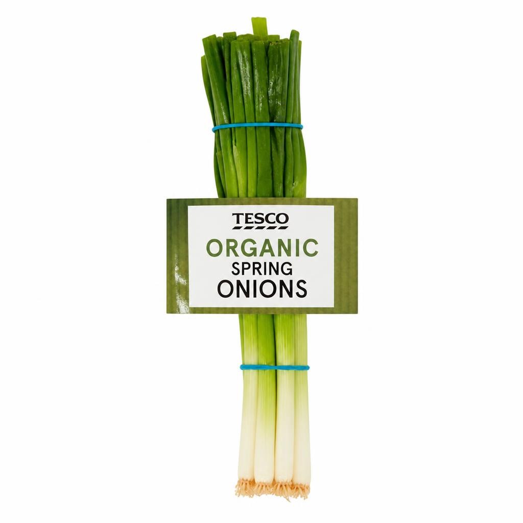 Tesco Organic Spring Onions 100G