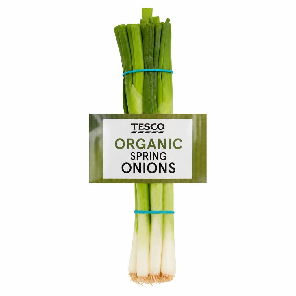Tesco Organic Spring Onions 100G