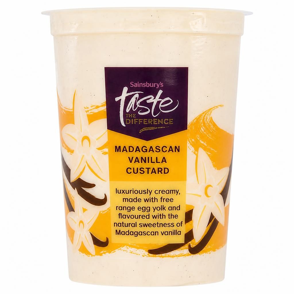 Sainsbury's Vanilla Custard, Taste the Difference 500g