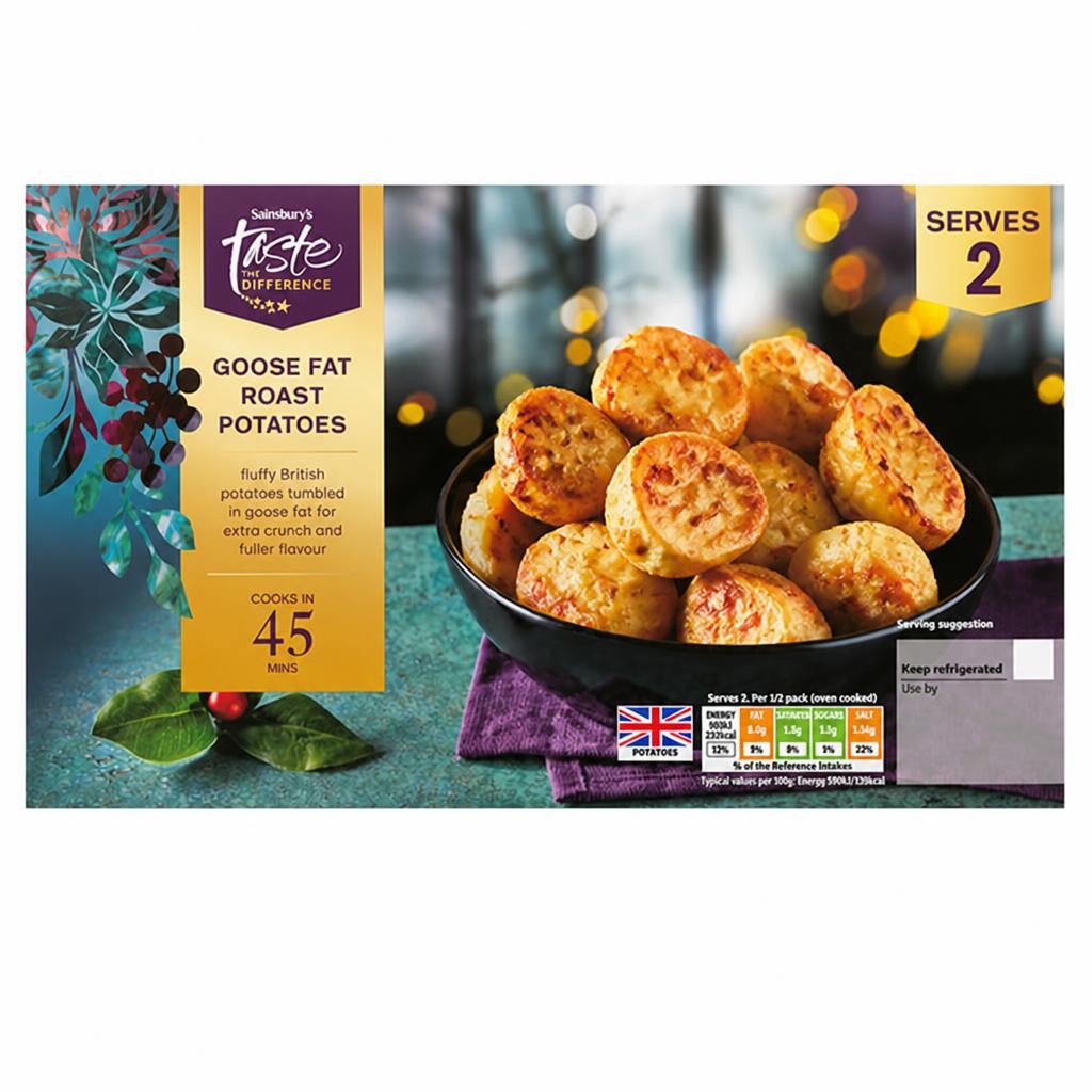 Sainsbury's 450g Goose Fat Roast Potatoes, Taste the Difference
