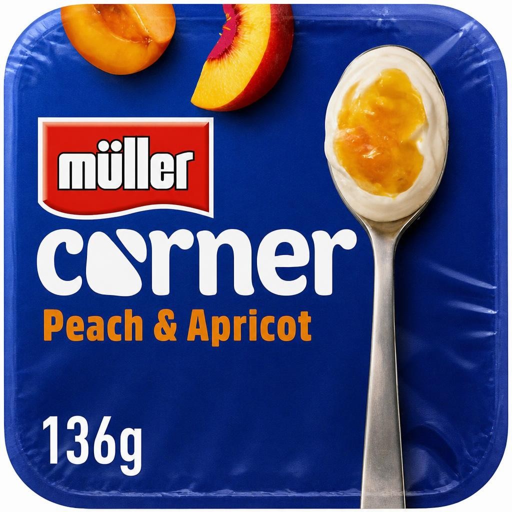Muller Corner Peach & Apricot Yogurt 136g
