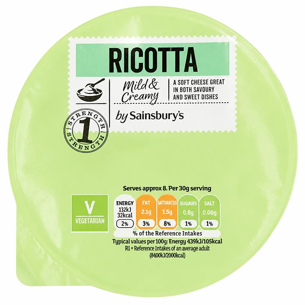 Sainsbury's Ricotta Cheese 250g