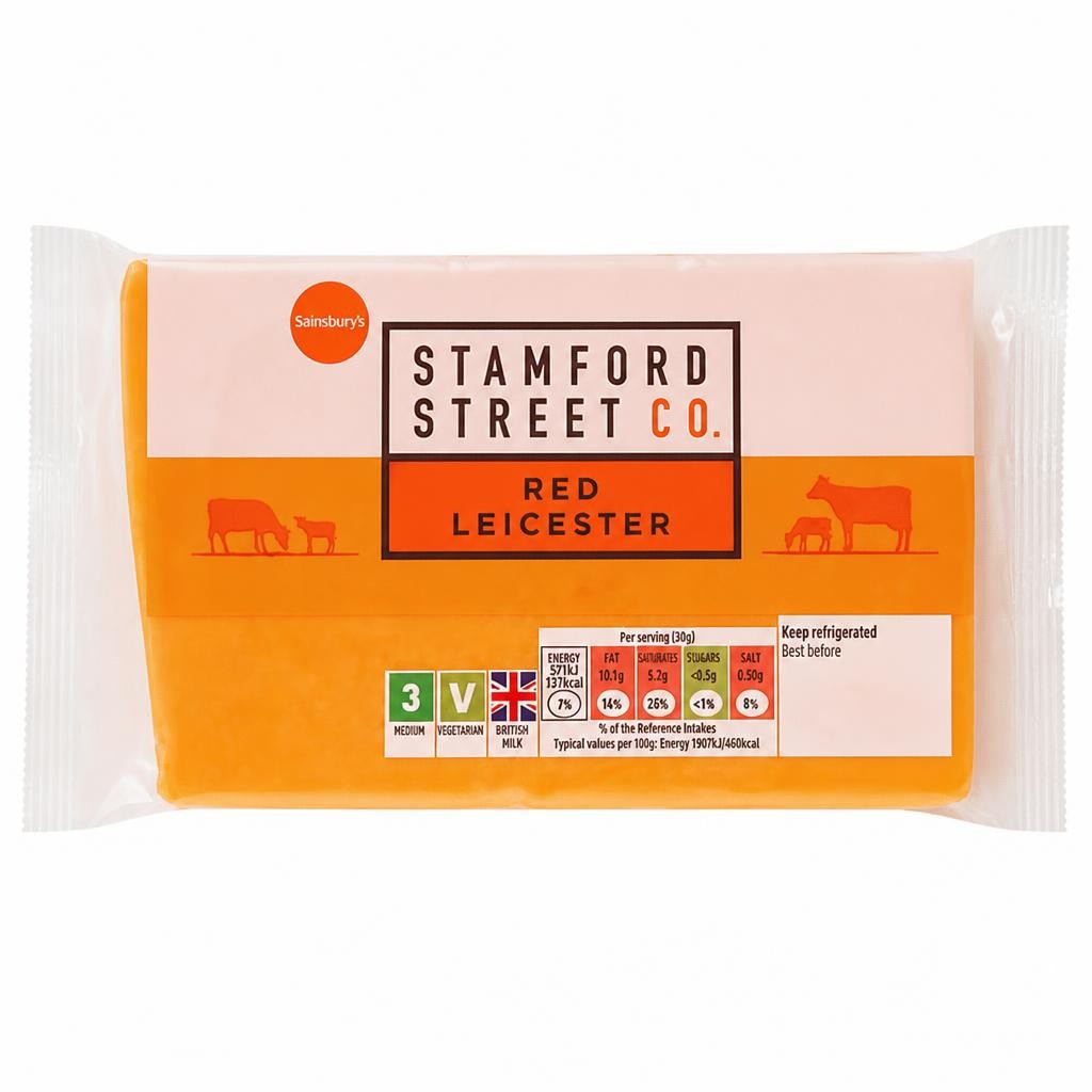 Stamford Street Co. Red Leicester 600g