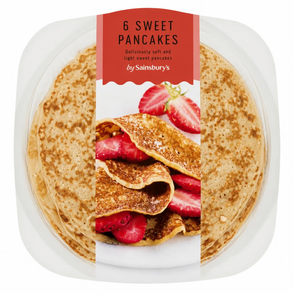 Sainsbury's Sweet Pancakes x6 375g
