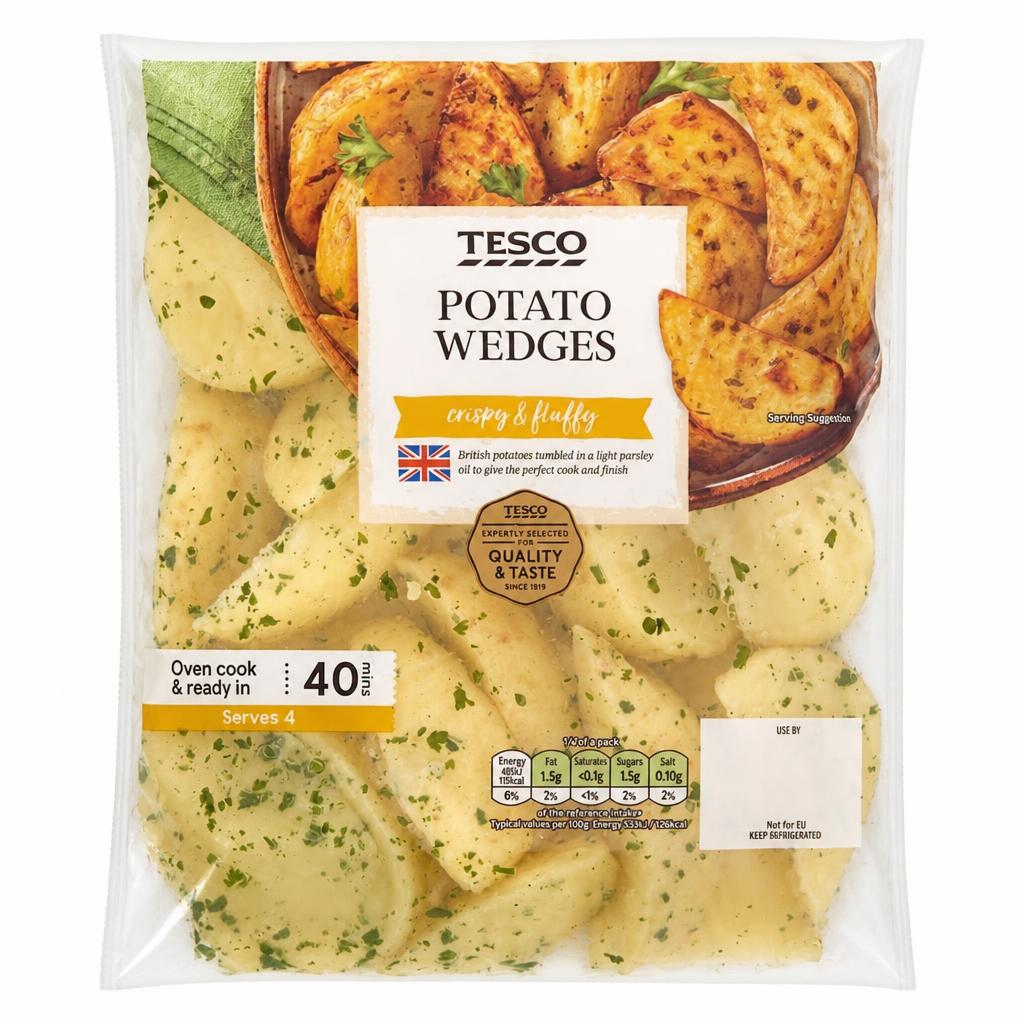 Tesco Potato Wedges 500G