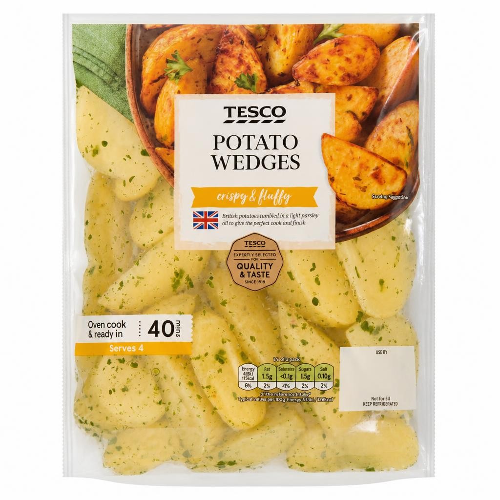 Tesco Potato Wedges 500G