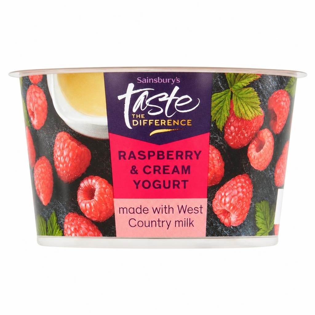 Sainsbury's Raspberry Yogurt, Taste the Difference 150g
