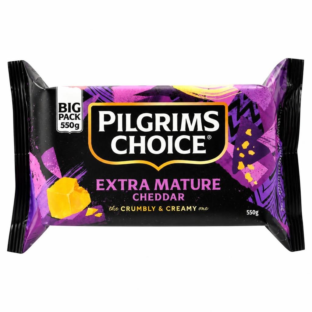 Pilgrims Choice Extra Mature Cheddar Cheese 550g