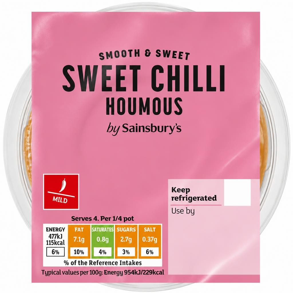 Sainsbury's Sweet Chilli Houmous 200g
