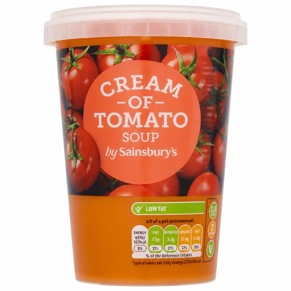 Sainsbury's Cream of Tomato Soup 600g