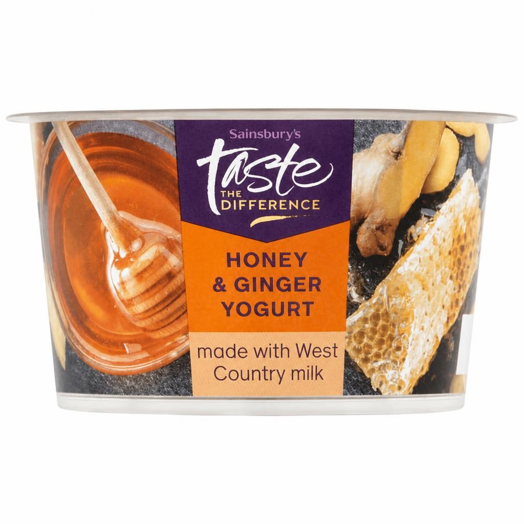 Sainsbury's West Country Spanish Honey & Ginger Yogurt, Taste the Difference 150g