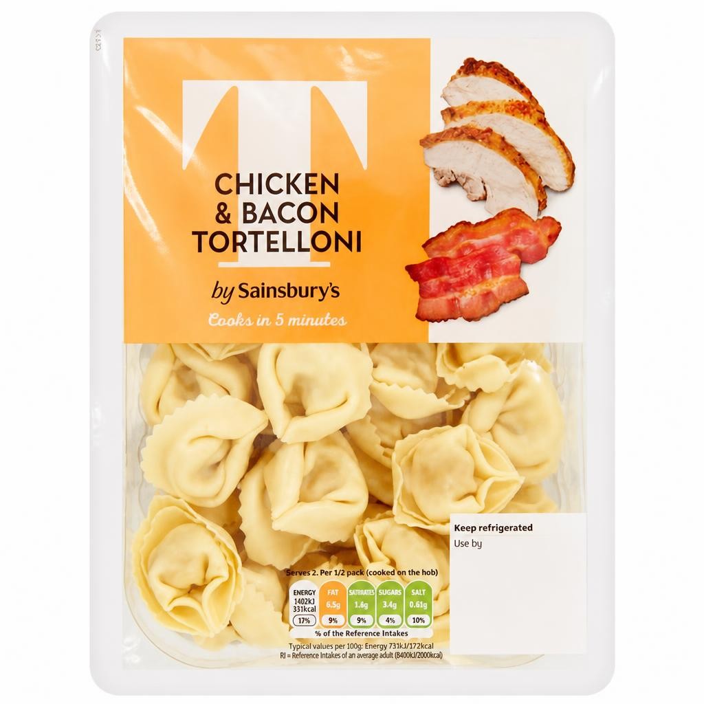 Sainsbury's Chicken & Bacon Tortelloni 300g
