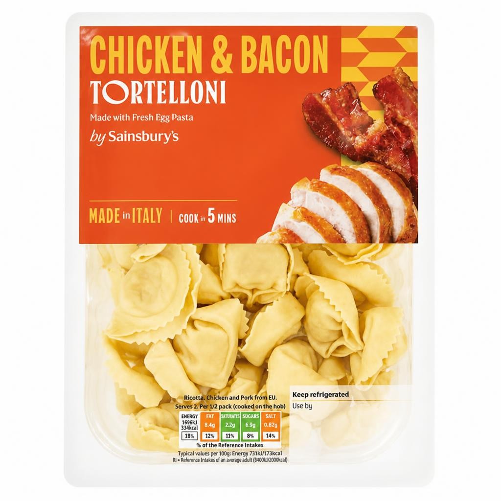 Sainsbury's Chicken & Bacon Tortelloni 300g