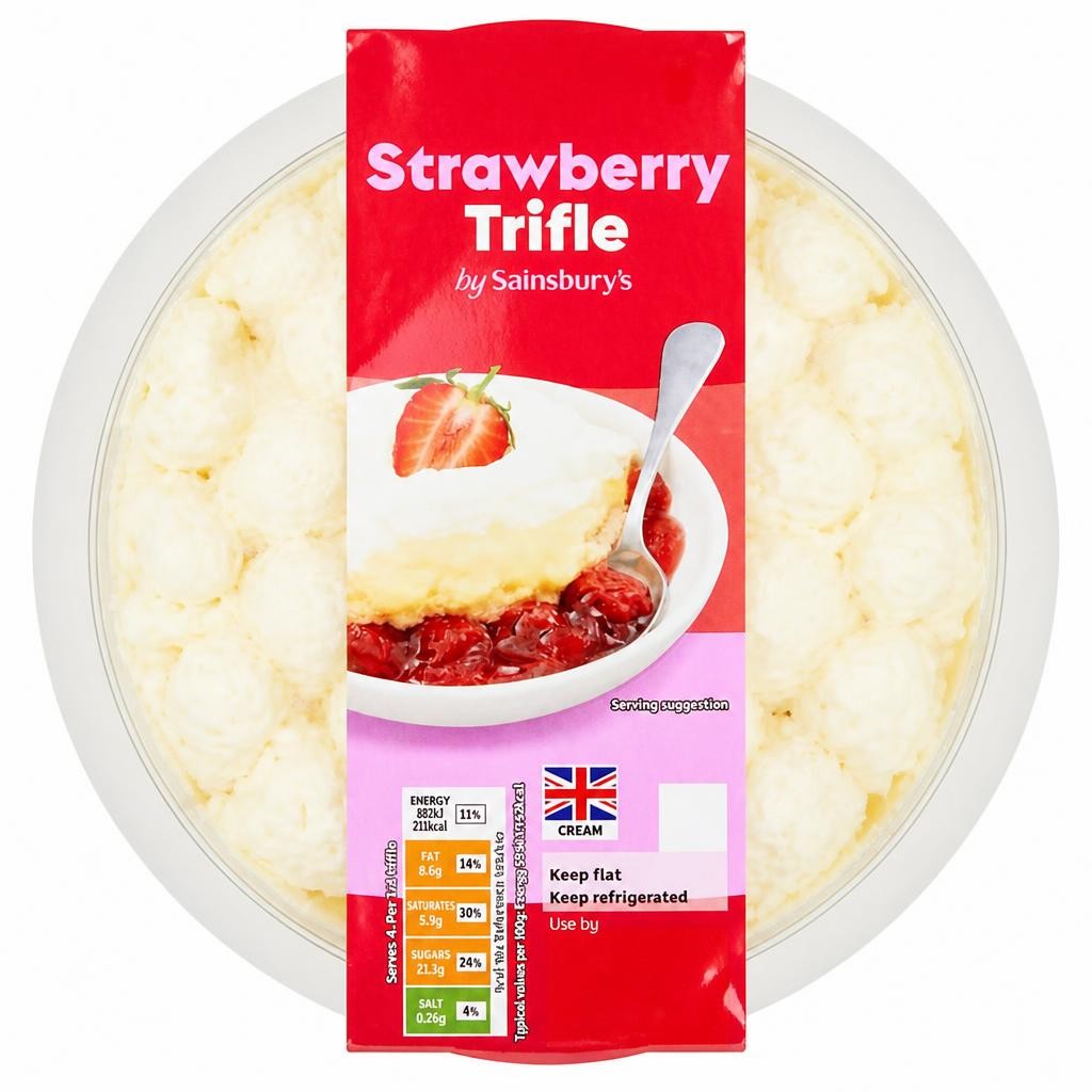 Sainsbury's Strawberry Trifle Dessert 600g