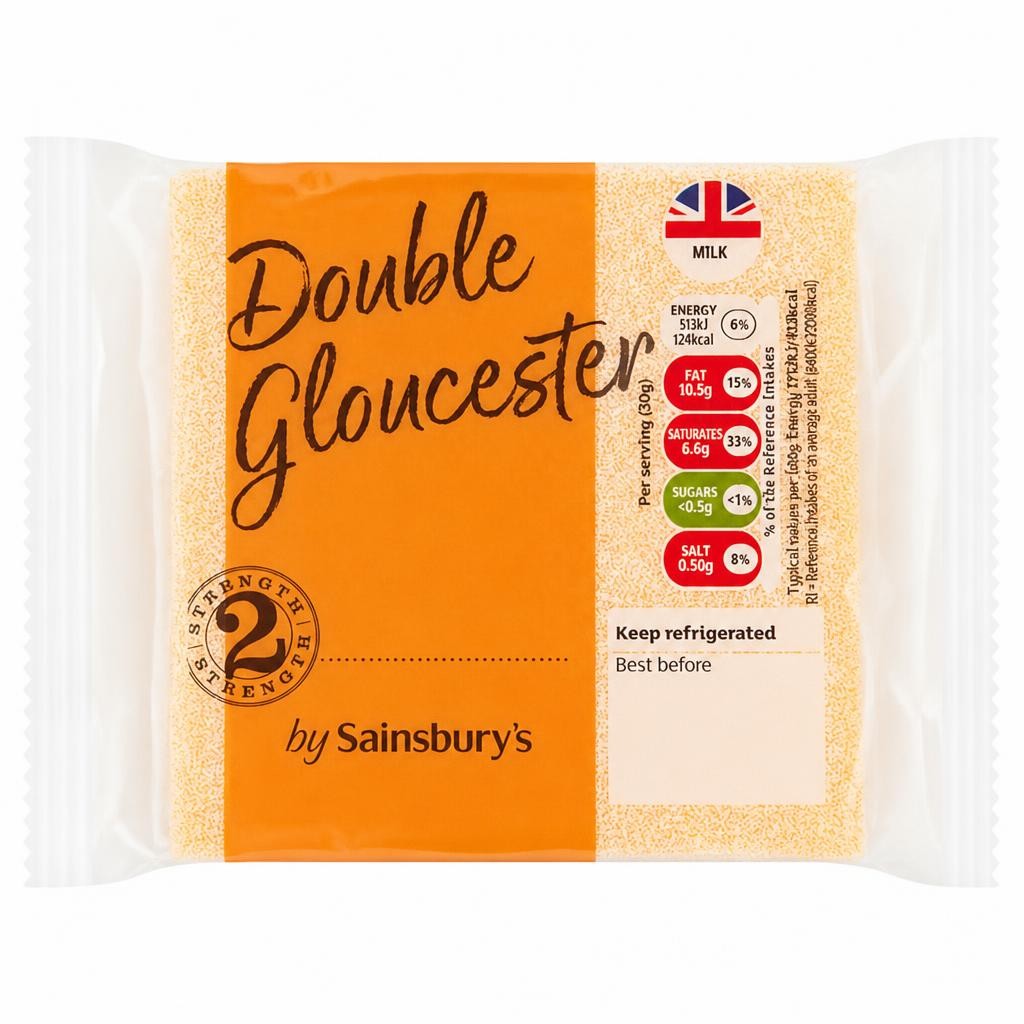 Sainsbury's Double Gloucester Cheese 250g