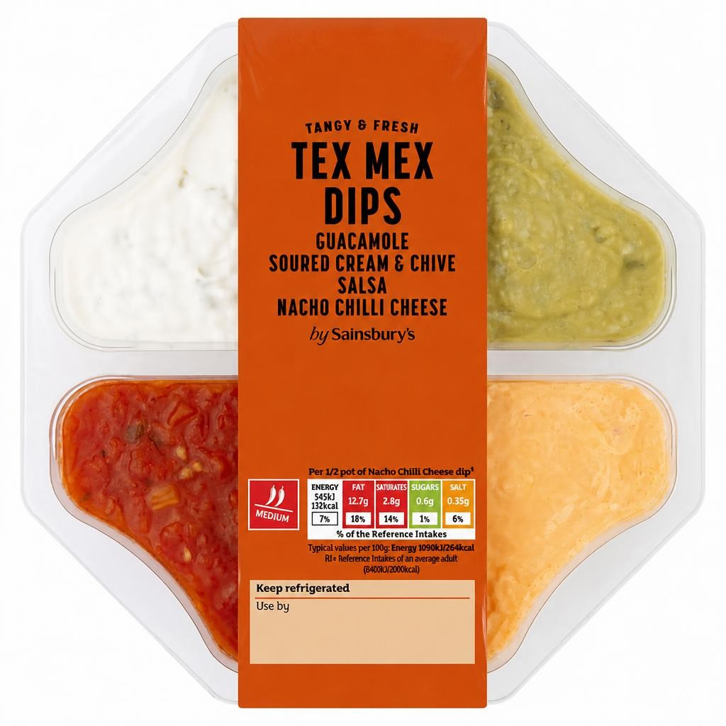 Sainsbury's Selection Tex-Mex Dips 400g