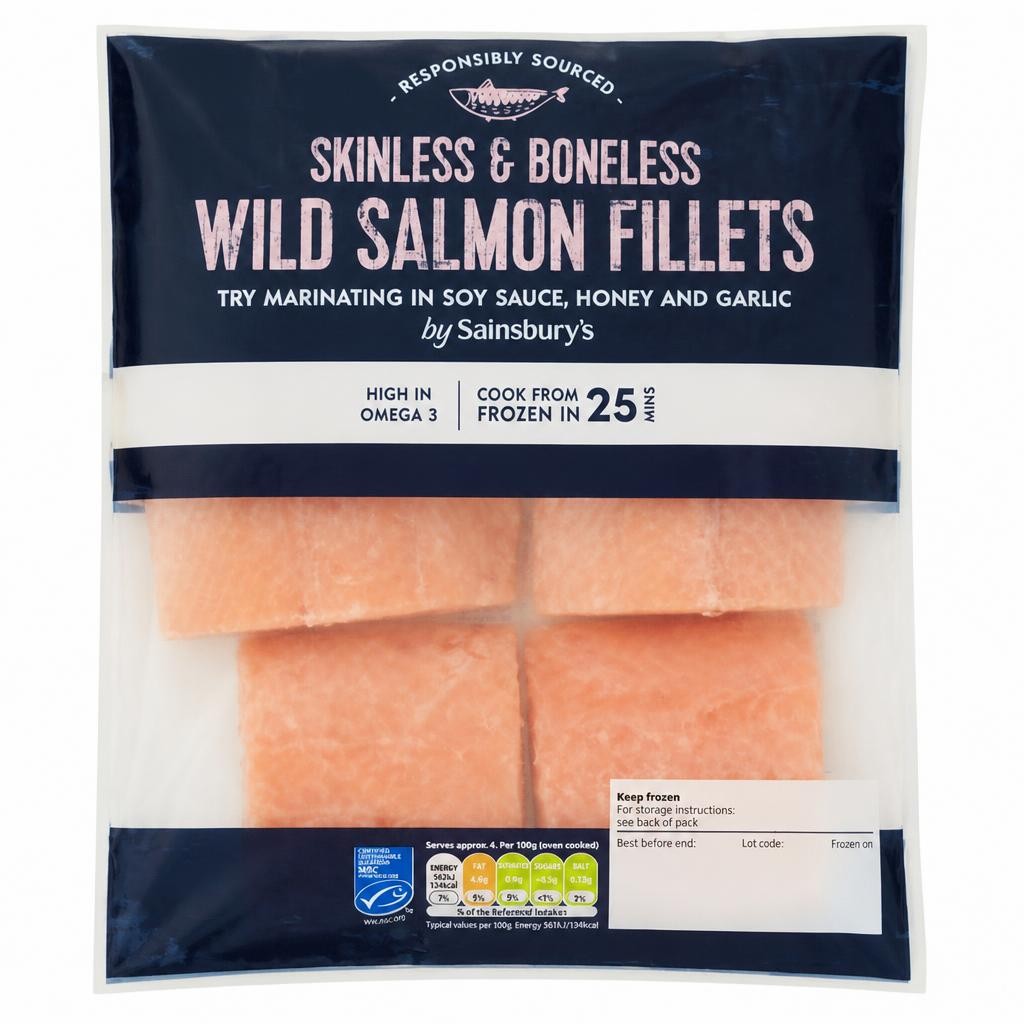 Sainsbury's Salmon Fillets 360g