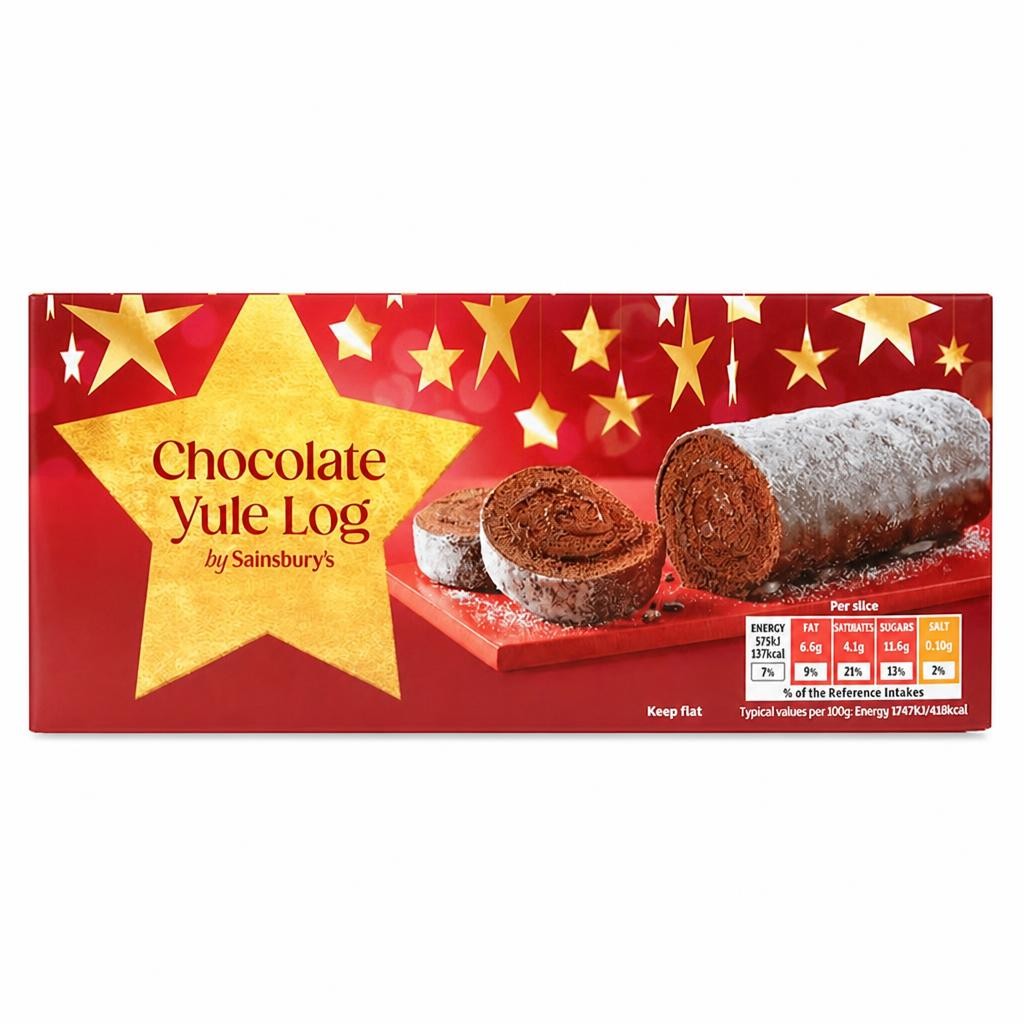 Sainsbury's Chocolate Yule Log 240g