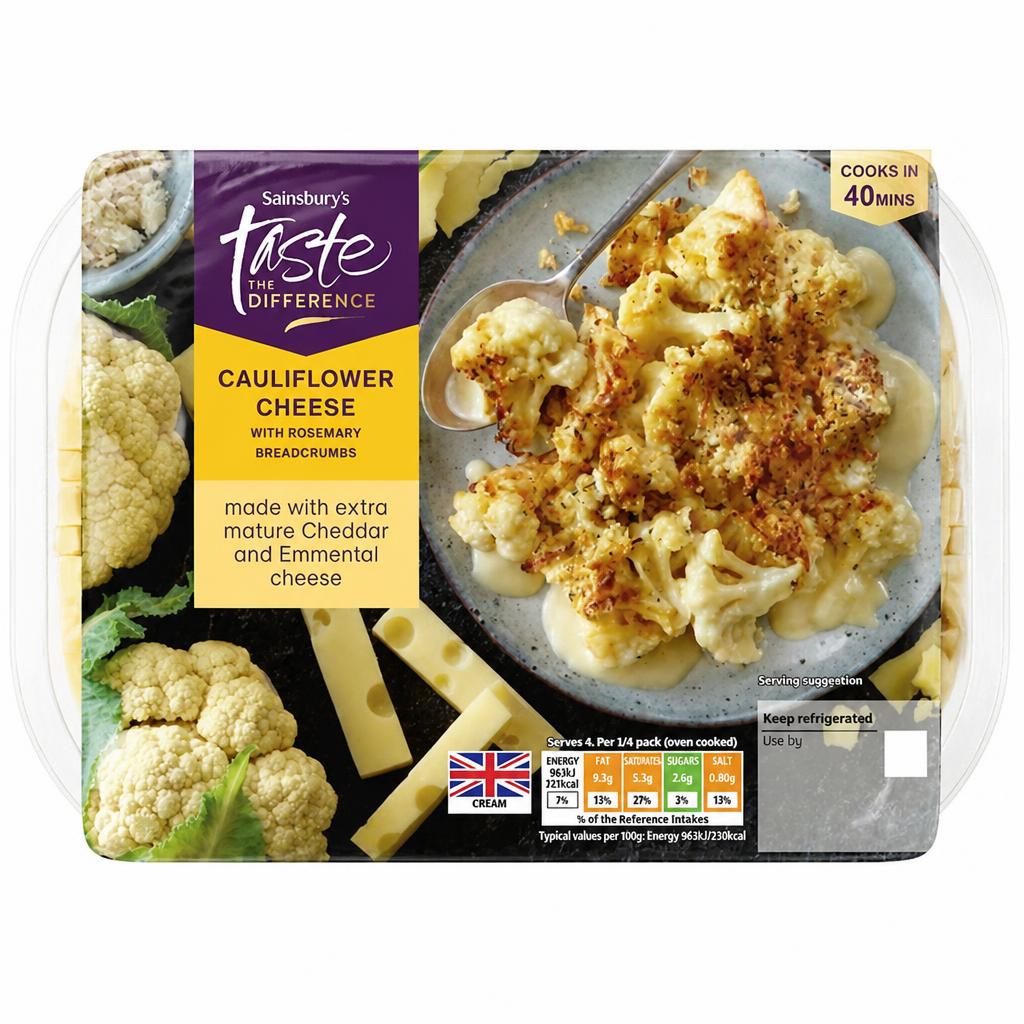 Sainsbury's Cauliflower Cheese, Taste the Difference 600g