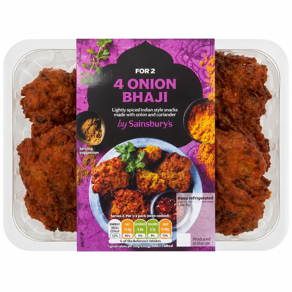 Sainsbury's Onion Bhaji x4 200g