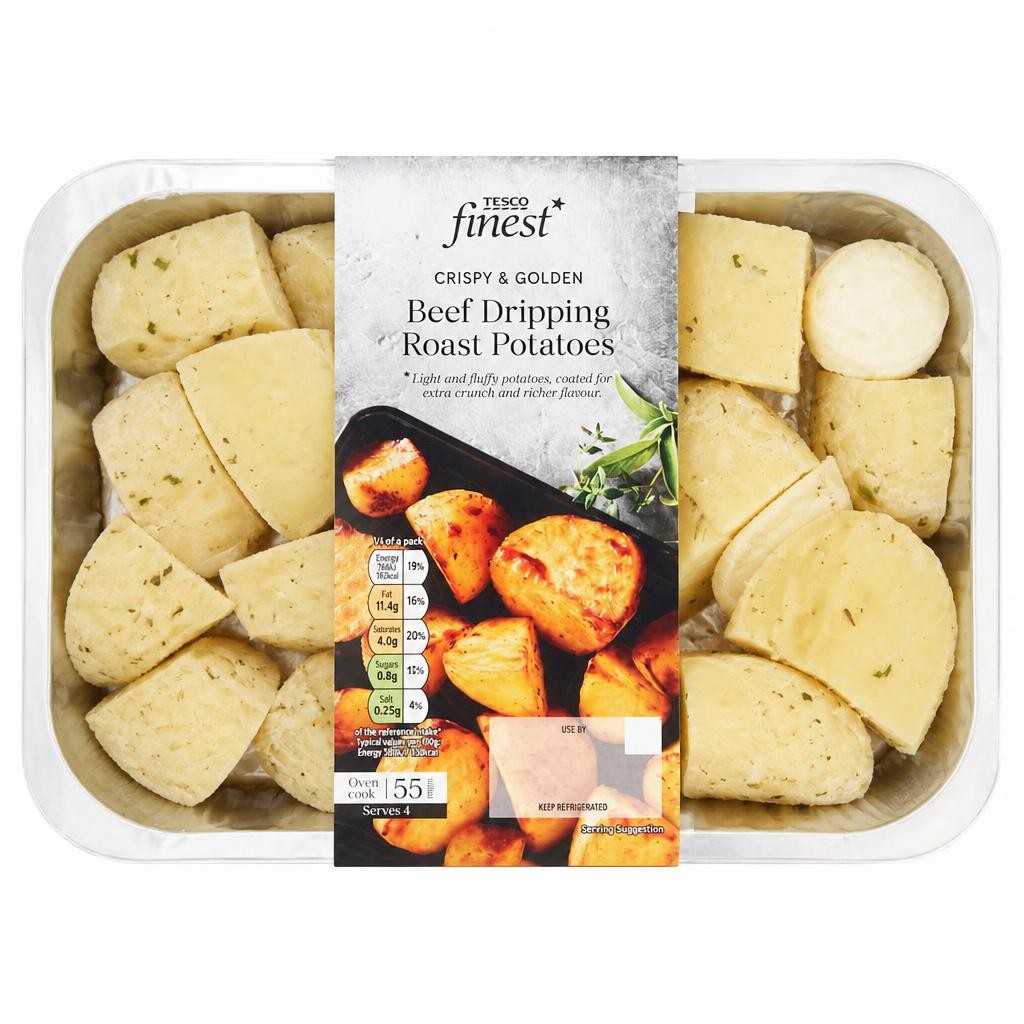 Tesco Finest Beef Dripping Roast Potatoes 800G